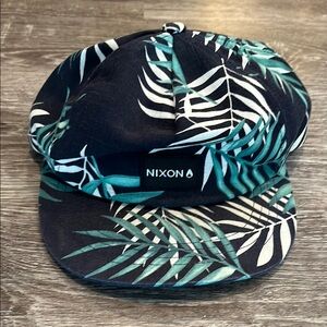Nixon Tropical Leaf Print Cap